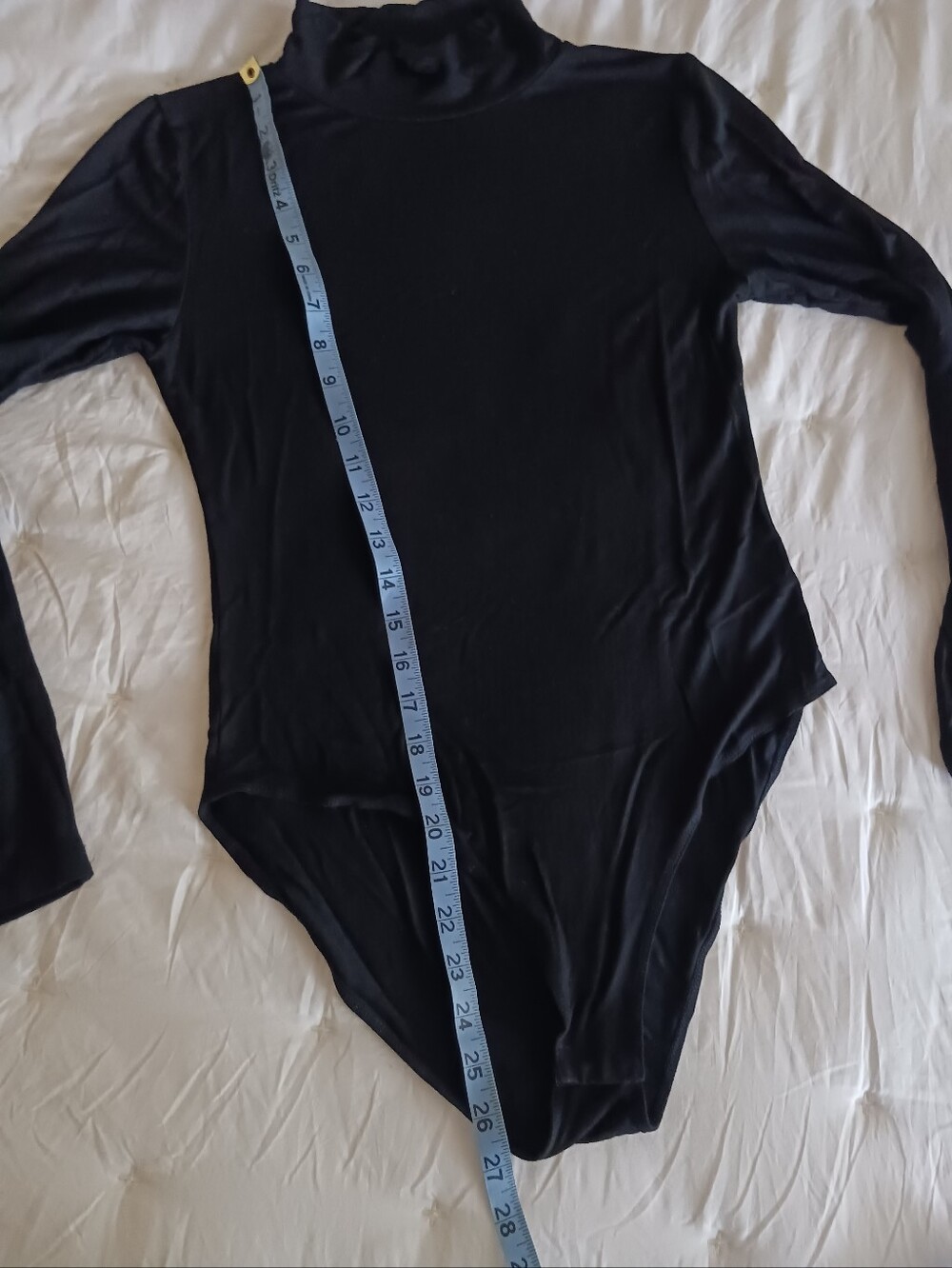 Amazon Black Long-Sleeve Turtleneck Bodysuit - Picture 7 of 7